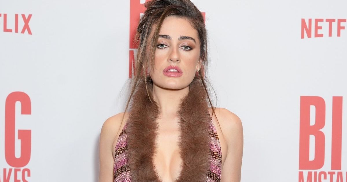 Rachel Sennott Glitters in Bold Neckline Sequin Dress at Big Mistakes Premiere