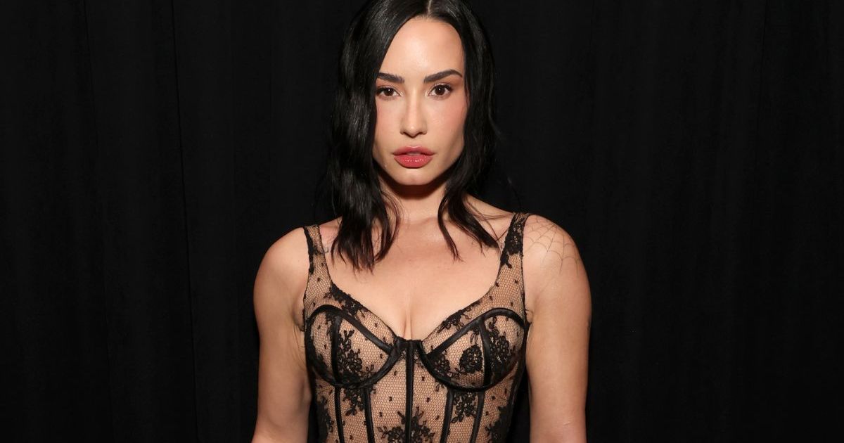 Demi Lovato's Fully Sheer Catsuit Couldn't Get Any Bolder for Tour