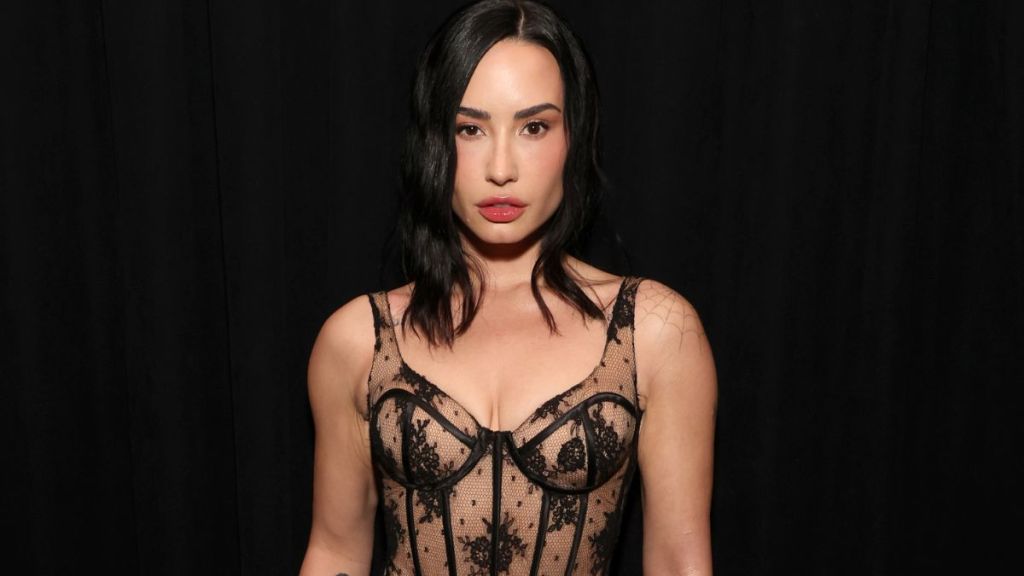 Demi Lovato's Fully Sheer Catsuit Couldn't Get Any Bolder for Tour