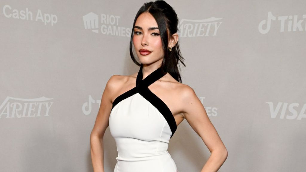 Madison Beer Becomes Olivia Rodrigo in Miu Miu Micro Minidress & Sweater