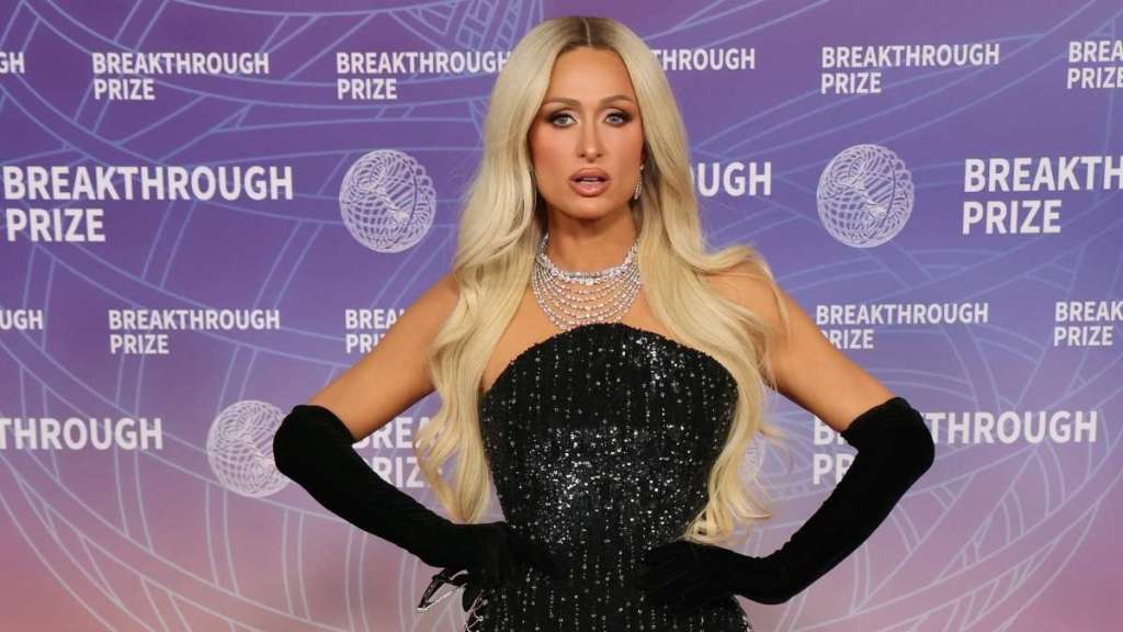 Paris Hilton Is Coachella ‘Raver Kitty’ in Sheer Windowsen Micro Minidress