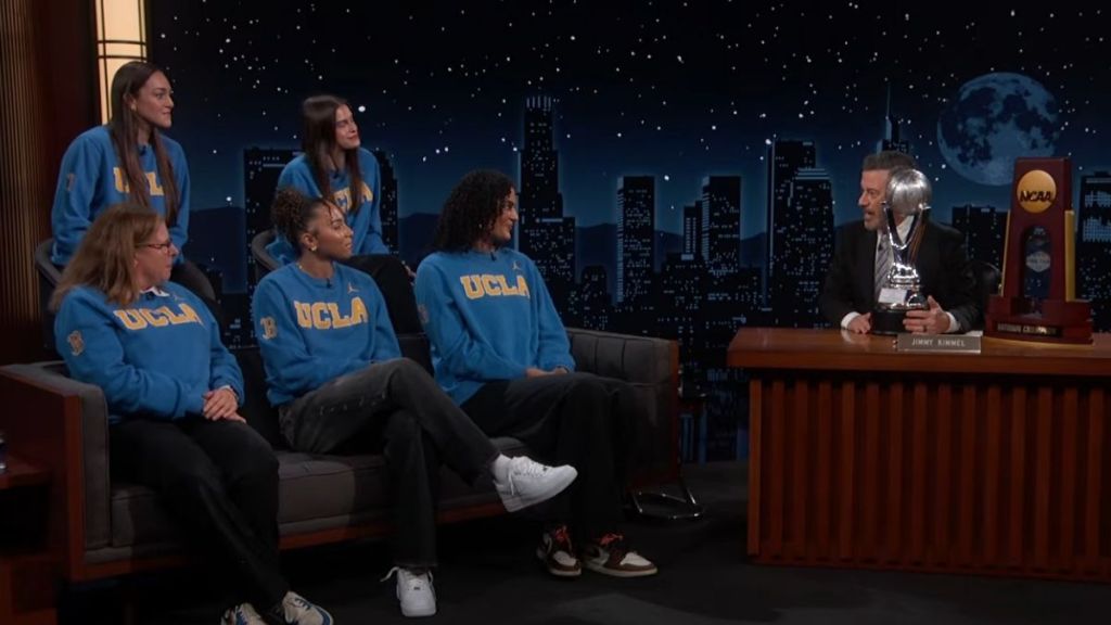 Jimmy Kimmel Jokes UCLA Women's Basketball Team Should Give Donald Trump a Fake Trophy