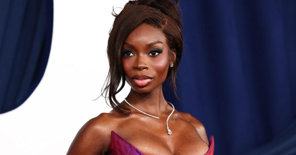 Olandria Carthen Is Barbie's Lookalike in Latex Micro Mini for Coachella