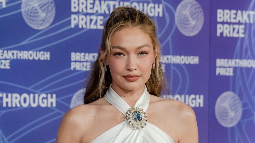 Gigi Hadid Drops Jaws in Sleek White Dress at Breakthrough Awards Red Carpet