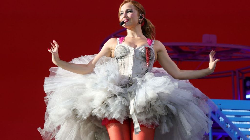 Addison Rae Keeps All Eyes on Her in Sheer Crop Top & Micro Shorts Post Coachella