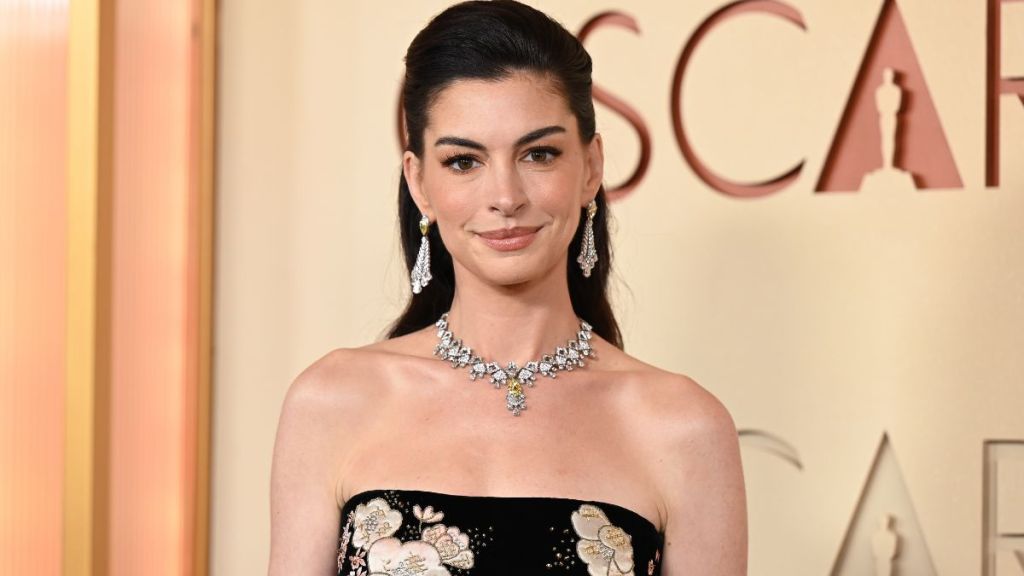 Anne Hathaway's Bodysuit Look Gets Unexpectedly Daring Amid Promotions