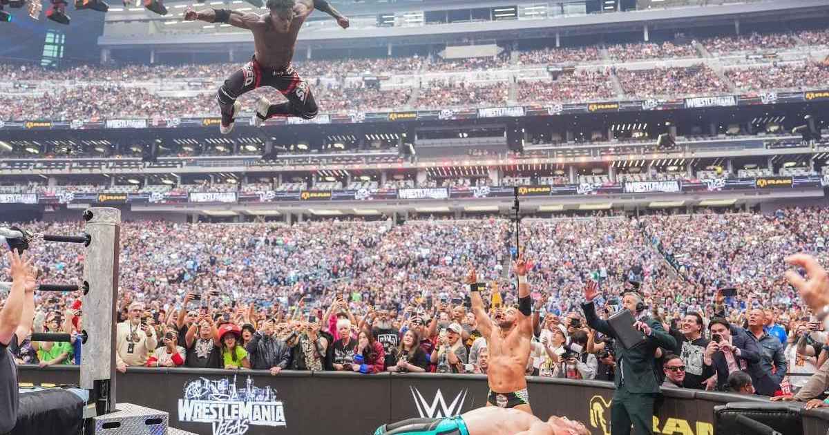 IShowSpeed Sends Logan Paul Crashing Through a Table on WWE Debut