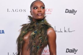 Doechii's Dilara Findikoglu Top Is Peacock Feathers Assembled Most Boldly