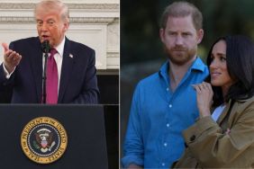 Donald Trump Brings Up Meghan Markle in Response to Prince Harry's Speech