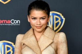 Zendaya Masters Theme Dressing in Boldly Structural Schiaparelli Skirt Suit
