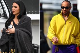 Kim Kardashian & Lewis Hamilton's Date Gets Domestic After Coachella