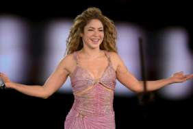 Shakira Turns Heads in Sheer Corset With Plunging Neckline