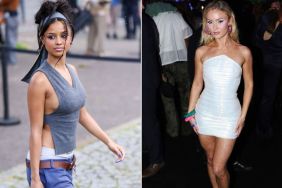 Tyla & Zara Larsson Wear Simon Carle Body Tattoos as Tops in Music Video