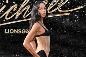 Laura Harrier's Jean Paul Gaultier Corset Is Completely Sheer