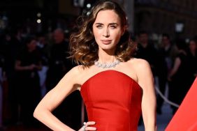 Emily Blunt’s Mini Dress Comes With a Sheer Twist That’s Hard to Miss