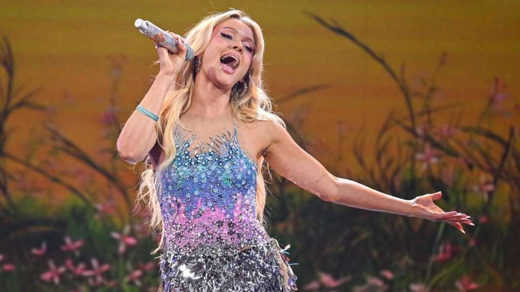 Zara Larsson's Bikini Bottoms Are Bold & Blingy for New Campaign