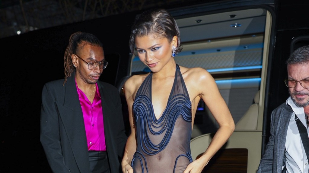 Zendaya Goes Sheer in Bold Gown Amid New Movie Release