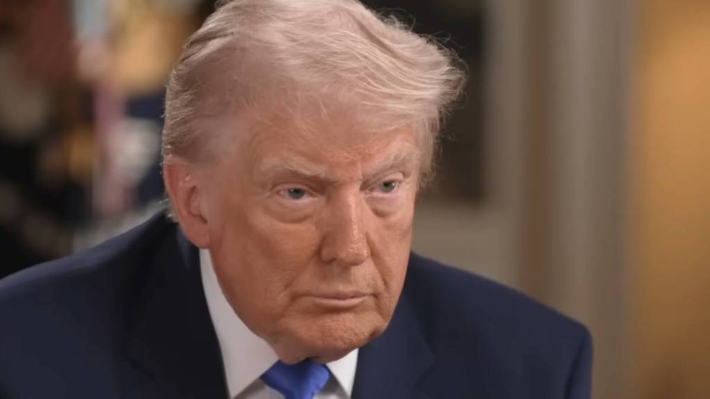 donald trump 60 minutes interview Gavin Newsom wife