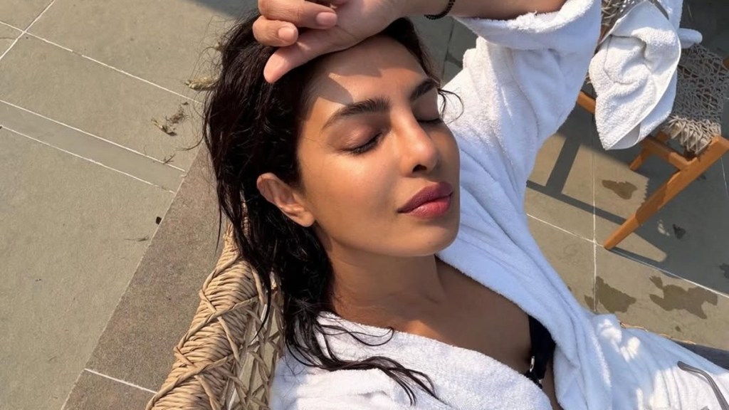 Priyanka Chopra Delivers a Daring Poolside Look in Strapless Bikini Amid Filming