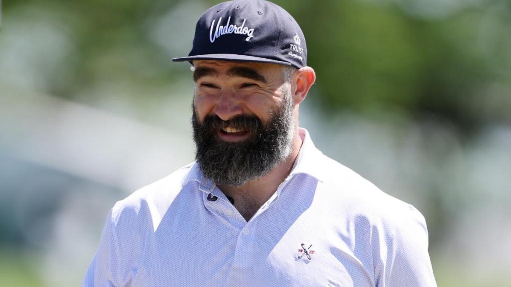 Jason Kelce Debuts Daughter’s Golf Skills on the Internet