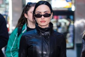Demi Lovato’s Fully See-Through Lacy SANTA Catsuit Is as Bold as It Gets