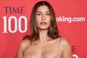 Hailey Bieber Lounges in a Tiny Bikini That Barely Covers Anything