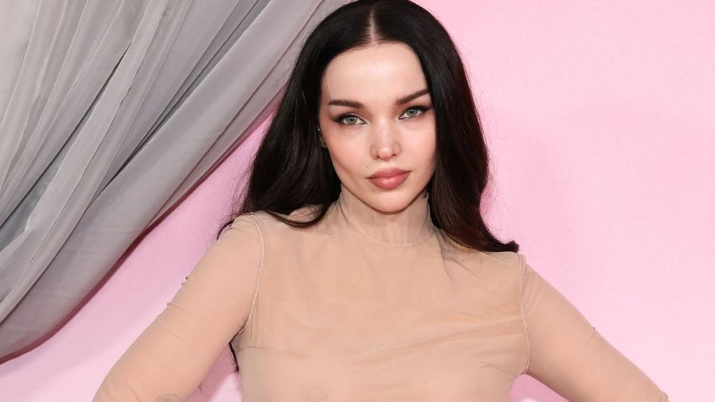 Dove Cameron Packs Serious Curves Into a Dress Cut Lower Than Expected