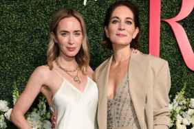 Emily Blunt's Plunging Victoria Beckham Slip Dress Hangs on by 2 Strings