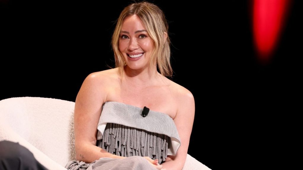 Hilary Duff’s See-Through Lapointe Dress Leaves Little to the Imagination