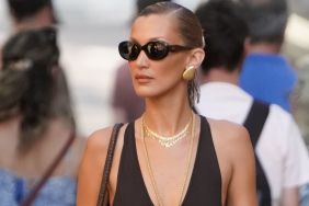 Bella Hadid's Dangerously Plunging Dress Gets a Vintage Chanel Twist
