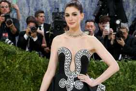 Anne Hathaway Gets Wet in Fully See-Through Saint Laurent Dress for Elle