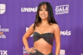 Becky G's Fully Sheer Top Covers Very Little