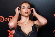 Begona Vargas Strikes Sizzling Pose in Strapless Mini Dress for Ice Cream Ad