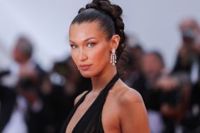 Bella Hadid Uses Her Hand as a Top After Cannes Appearance