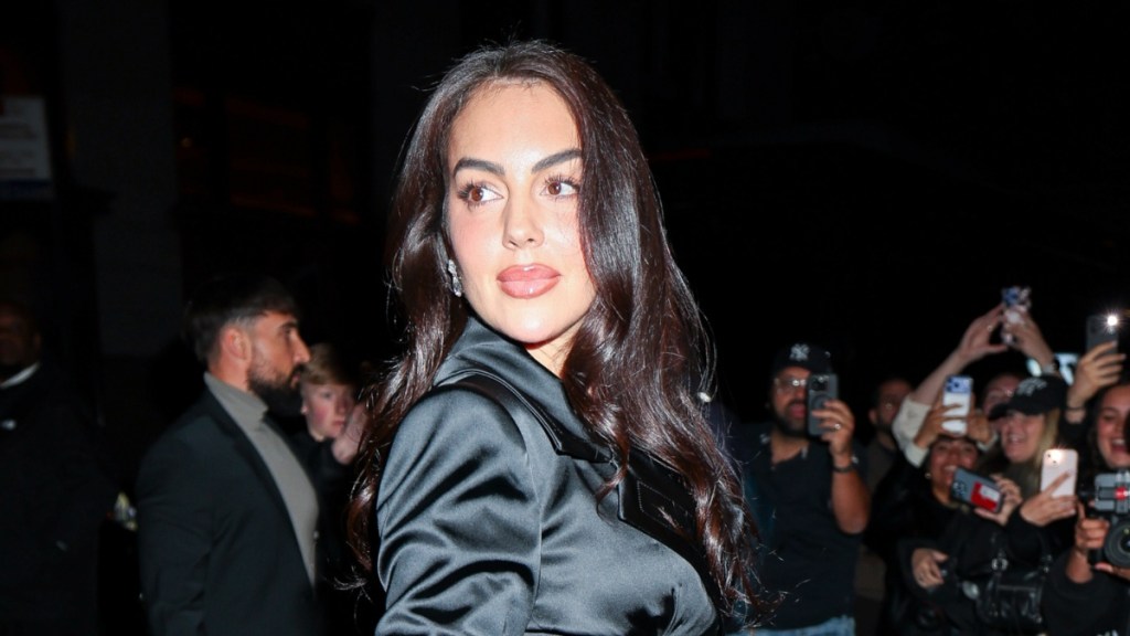 Cristiano Ronaldo fiancée Georgina Rodríguez sheer skirt Instagram