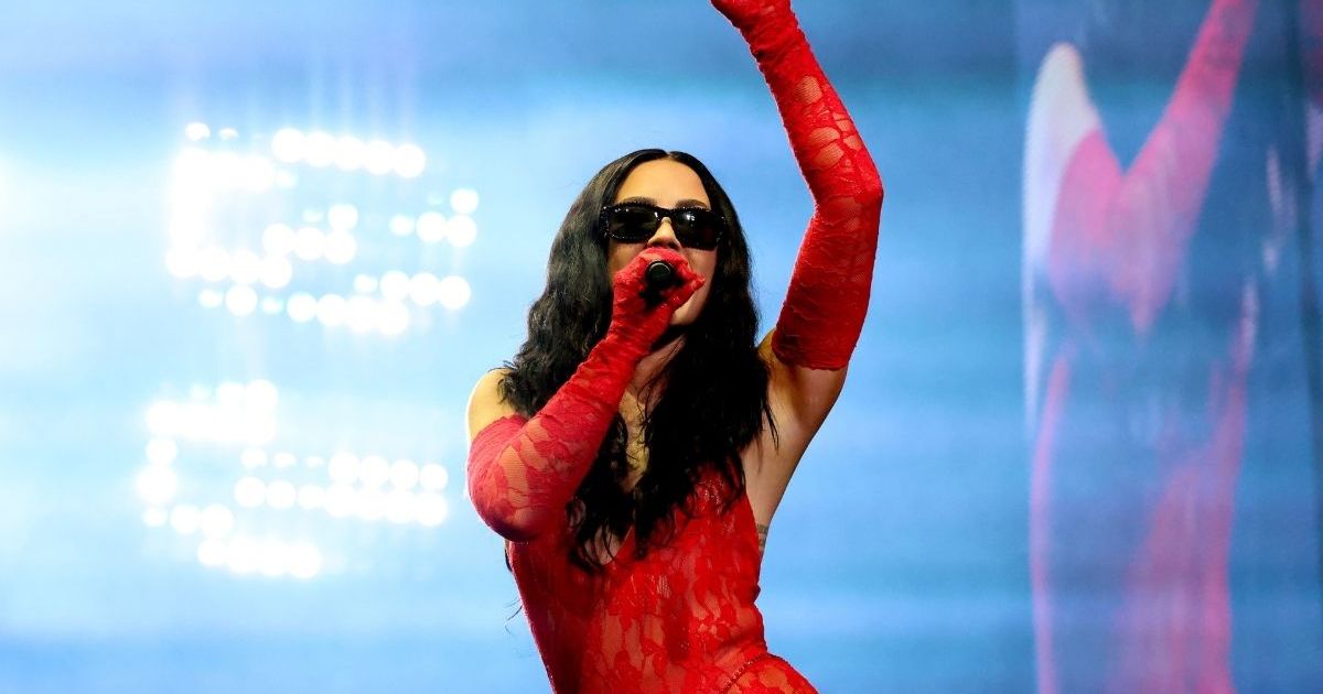Demi Lovato’s Cleavage-Baring Catsuit Is Fully See-Through
