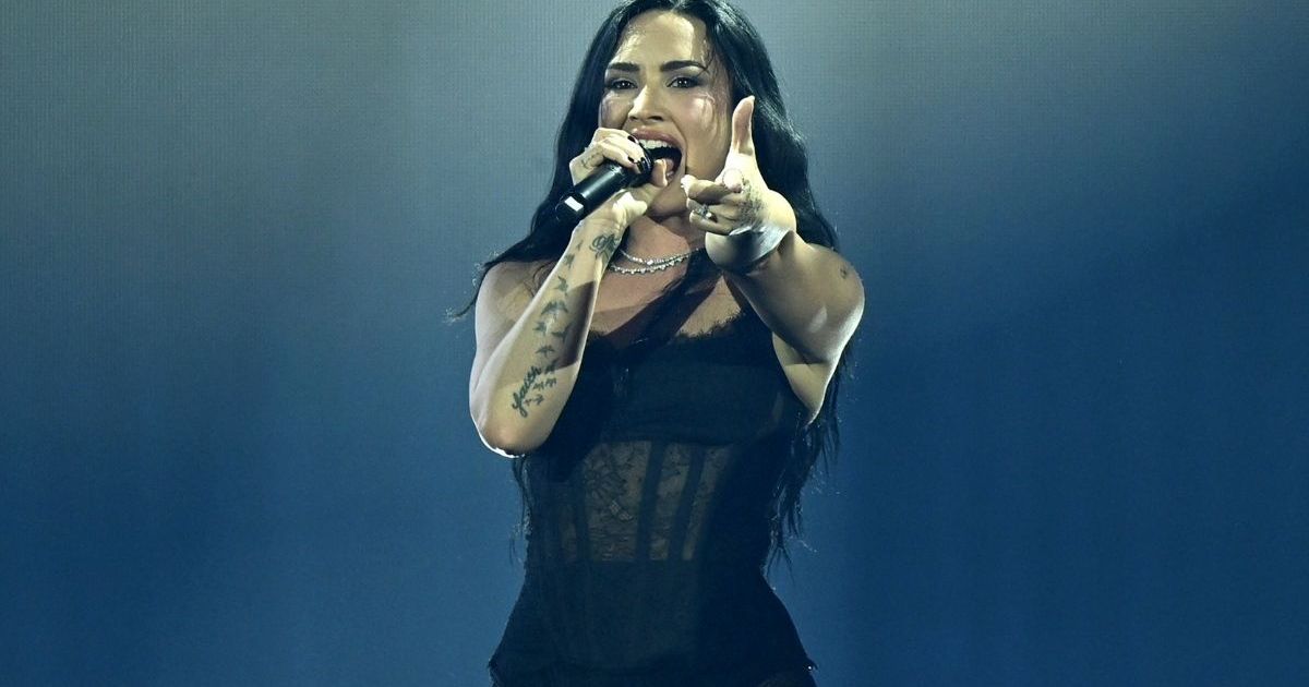 Demi Lovato’s See-Through Bodysuit Dips Down To Expose&hellip;
