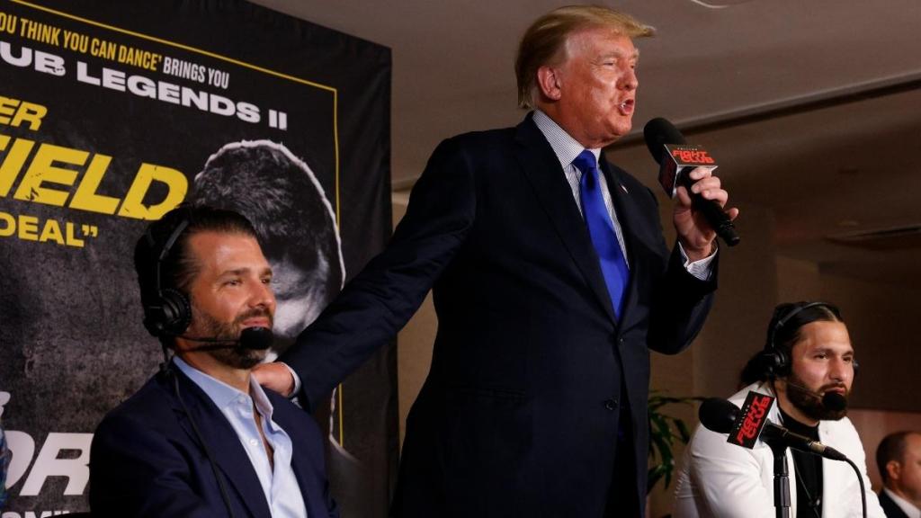 Donald Trump Jokes ‘I Get Killed Either Way’ Over Son’s Wedding Plans