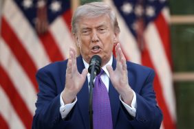 Donald Trump falling asleep