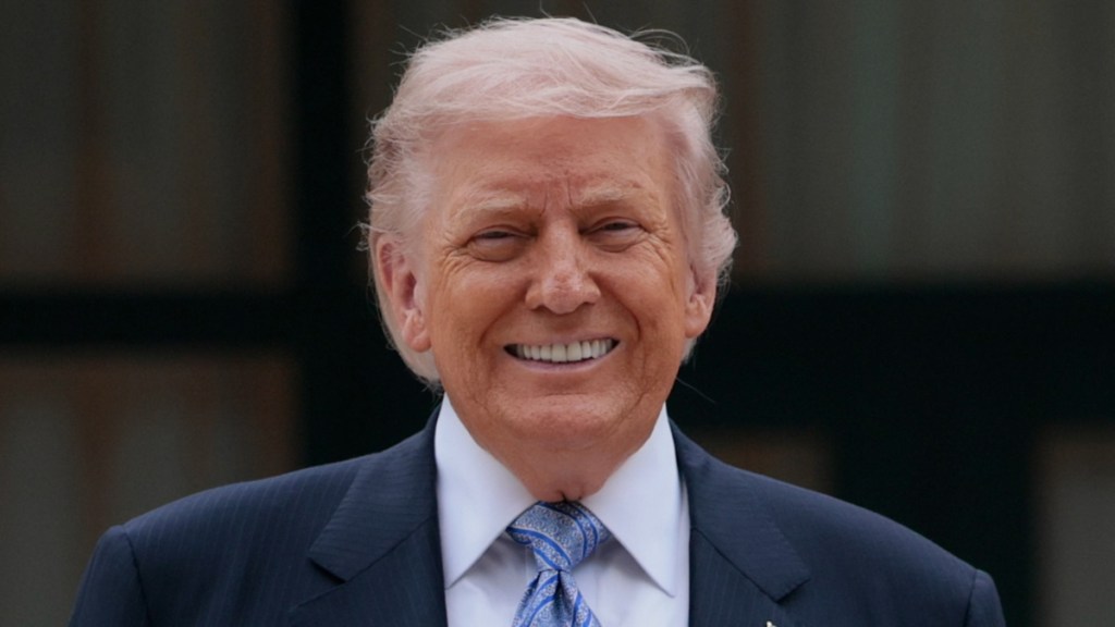 Donald Trump Posts Bizarre AI Video of Stephen Colbert Tossed Into Dumpster