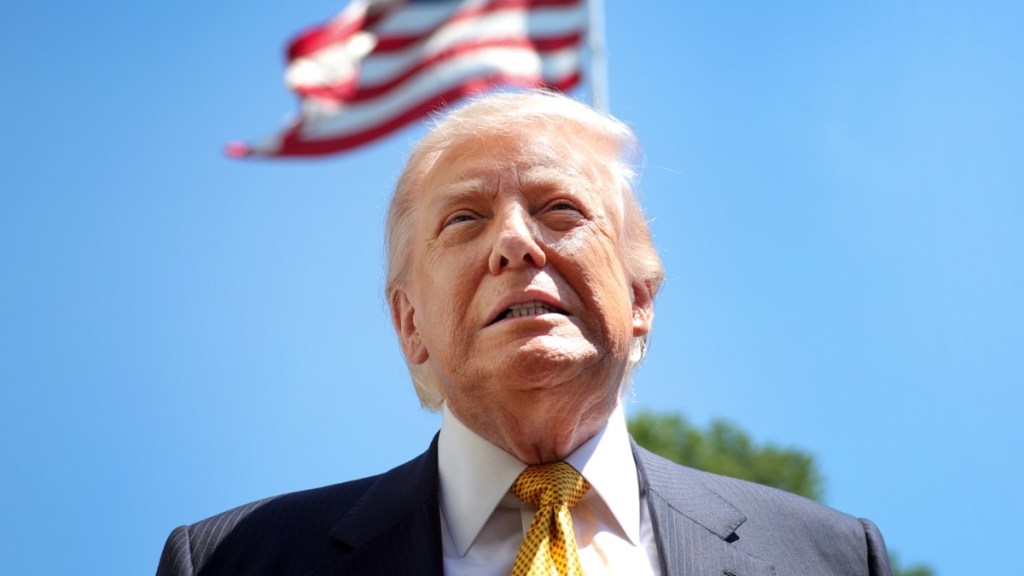 Donald Trump Truth Social aging in reverse