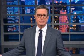 Donald Trump sleeping Stephen Colbert