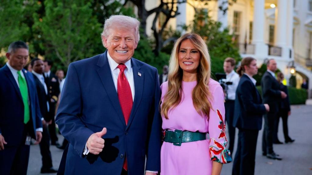 Melania Trump's Expression to Donald's Signature Dance Goes Viral