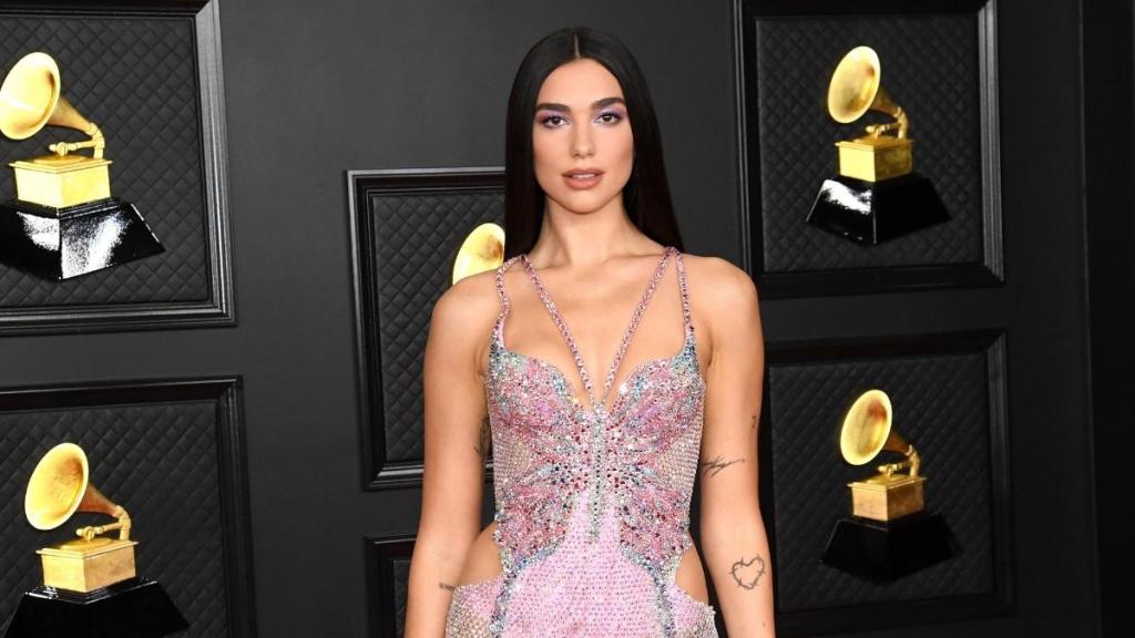 Dua Lipa Goes Braless Under Flirty Minidress in Paris