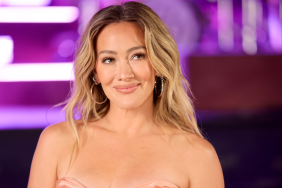 Hilary Duff Swaps Swimsuit for Strapless Top That Barely Holds On