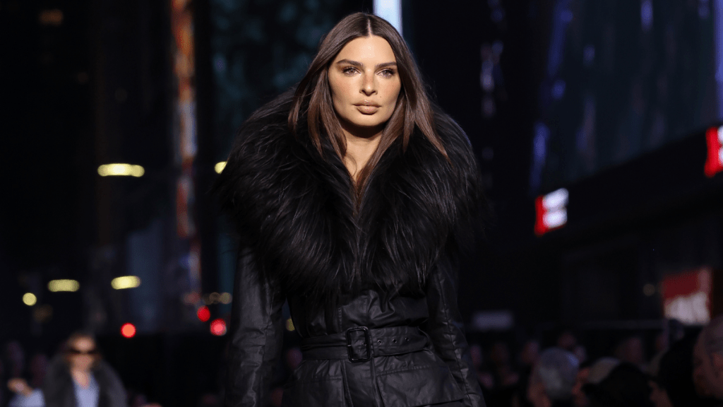 Emily Ratajkowski’s Super Bold Micro Minidress Is Actually a Gucci Coat