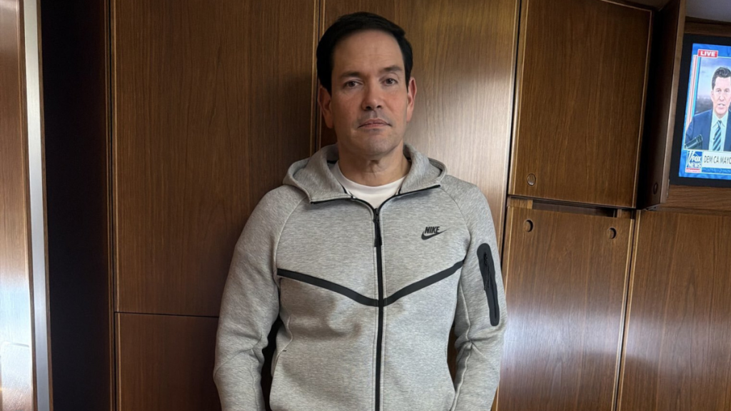 Donald Trump Reacts to Marco Rubio's Viral Nike Outfit