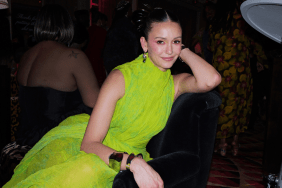 Nina Dobrev's Stringy Bra Peeks Through See-Through Tom Ford Dress