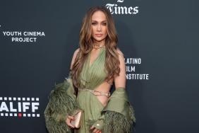 Jennifer Lopez’s Airy Dress Is Held up in Places With Nothing but Chains