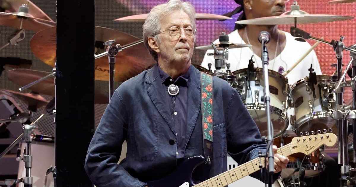 Rock Music Star Eric Clapton Abruptly Ends Show After Being Hit by Object